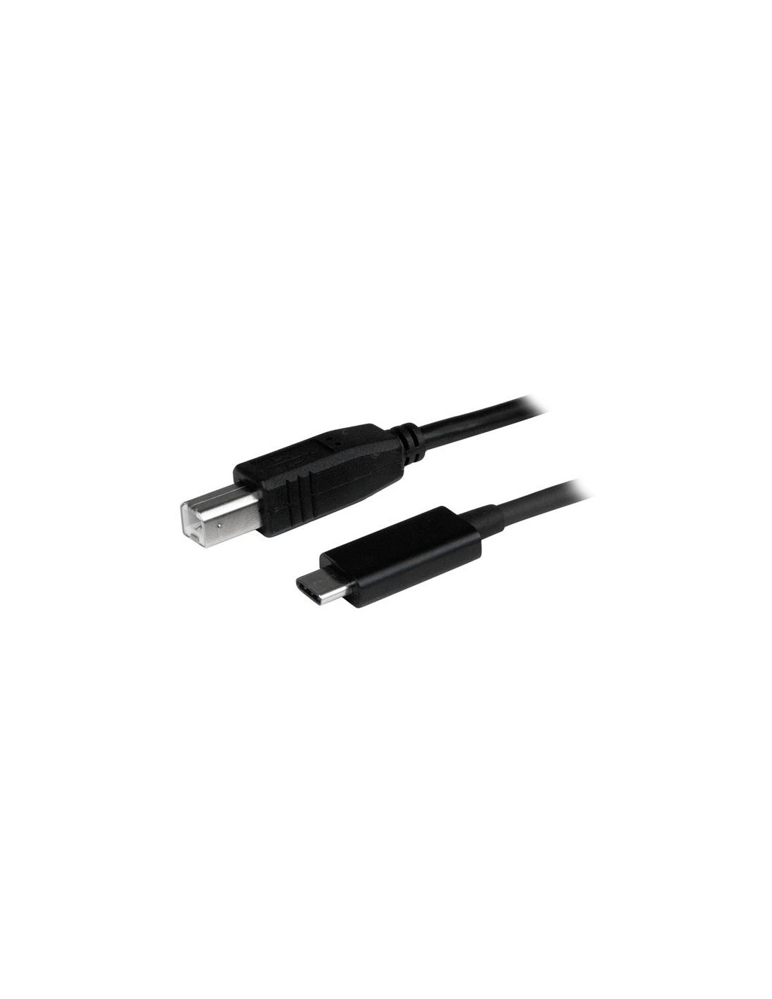 StarTech.com Cable USB Tipo-C a USB tipo-B Macho a Macho de 1m - USB 2.0 - Negro
