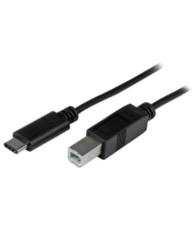 StarTech.com Cable de 2m USB-C a USB B Macho a Macho negro
