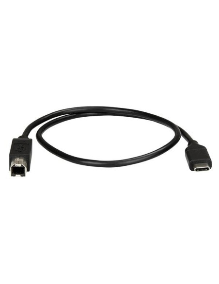 StarTech.com Cable de 50cm USB-C a USB-B de Impresora - Cable Adaptador negro