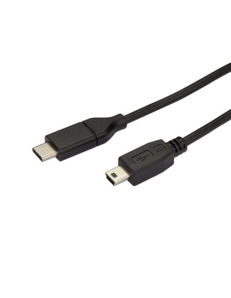 StarTech.com Cable de 2m USB-C a Mini USB-B - Cable Adaptador Macho a Macho - Negro