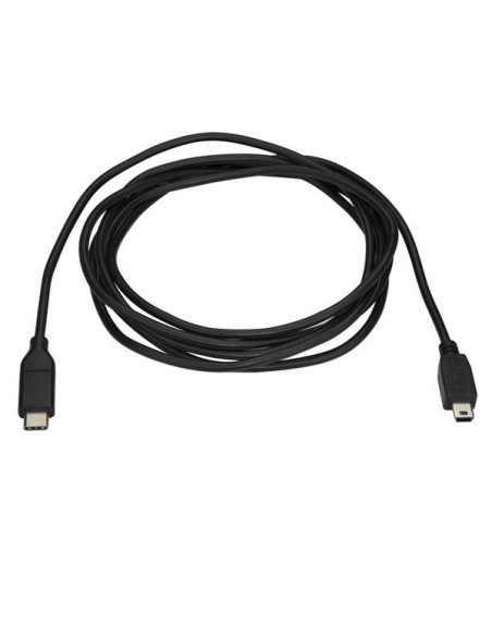 StarTech.com Cable de 2m USB-C a Mini USB-B - Cable Adaptador Macho a Macho - Negro