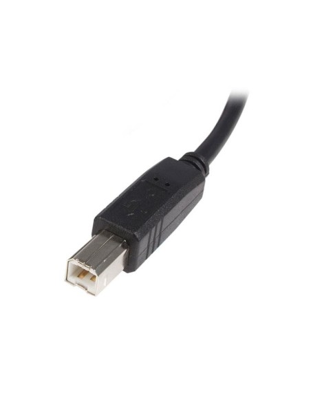 StarTech.com Cable USB de 5m para Impresora - USB A Macho a USB B Macho - Adaptador Negro