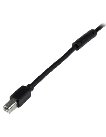StarTech.com Cable 20 Metros USB B Macho a USB A Macho Activo Amplificado USB 2.0 - Impresora negro