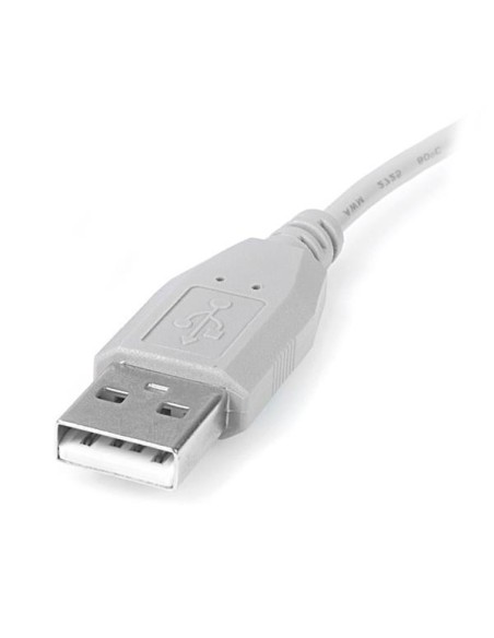 StarTech.com Cable USB de 15cm para Cámara - USB A Macho a Mini USB B Macho - Adaptador Gris
