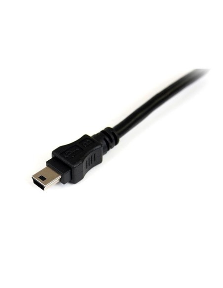 StarTech.com Cable de 1.8m USB 2.0 en Y para Discos Duros Externos - Cable Mini usb B a 2x USB A macho a macho - negro rojo