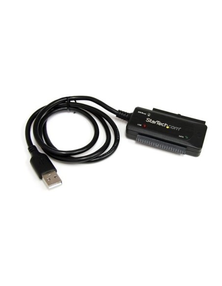 StarTech.com Adaptador Combo SATA IDE a USB 2.0 para Disco Duro y SSD con Alimentación - negro