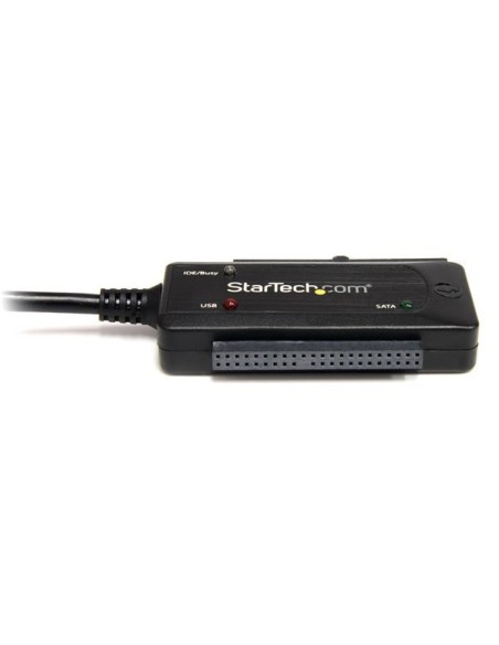 StarTech.com Adaptador Combo SATA IDE a USB 2.0 para Disco Duro y SSD con Alimentación - negro
