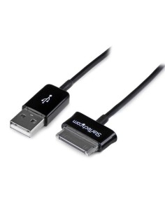 StarTech.com Cable Adaptador 2m Conector Dock USB-A macho a macho para Samsung Galaxy Tab - Negro
