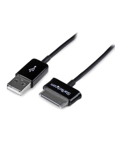 StarTech.com Cable Adaptador 2m Conector Dock USB-A macho a macho para Samsung Galaxy Tab - Negro