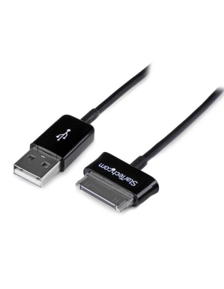 StarTech.com Cable Adaptador 2m Conector Dock USB-A macho a macho para Samsung Galaxy Tab - Negro