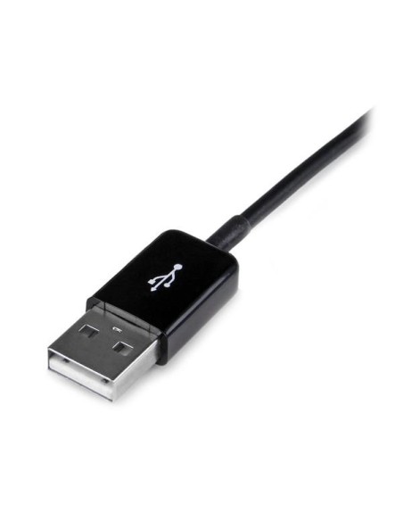 StarTech.com Cable Adaptador 2m Conector Dock USB-A macho a macho para Samsung Galaxy Tab - Negro