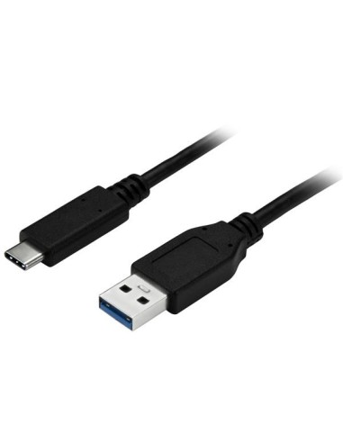 StarTech.com Cable de 1m Adaptador USB A a USB Tipo C - Macho a Macho negro
