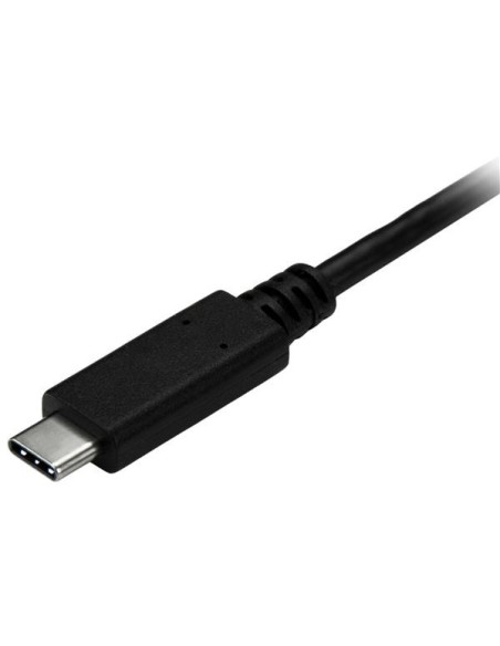 StarTech.com Cable de 1m Adaptador USB A a USB Tipo C - Macho a Macho negro