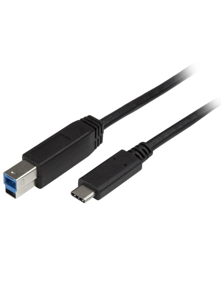 StarTech.com USB315CB2M cable 2m 3.2 Gen 1 3.1 Gen 1 USB C a USB B - macho a maho- Negro