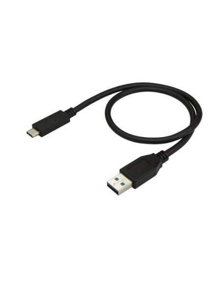 StarTech.com Cable de 0.5m USB-C a USB-A - Cable Adaptador USB Type C de Carga a USB-A - Latiguillo USB Tipo C USBC USB 3.1 de 1