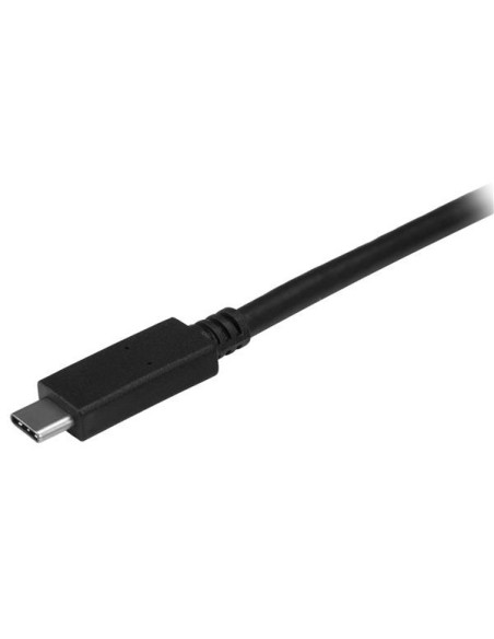 StarTech.com Cable de 1m USB-C con Entrega de Potencia hasta 5A macho a macho - USB 3.1 de 10 Gbps Certificado negro