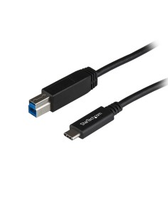 StarTech.com USB31CB1M cable 1m usb 3.1 Gen 2 usb tipo-c a usb tipo-b macho a macho - negro