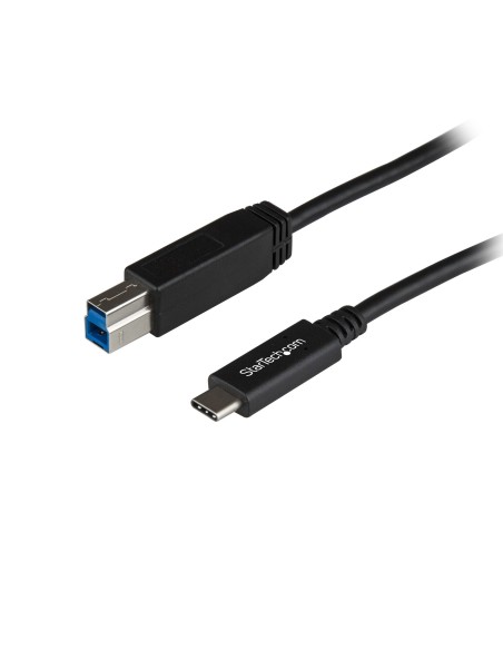 StarTech.com USB31CB1M cable 1m usb 3.1 Gen 2 usb tipo-c a usb tipo-b macho a macho - negro
