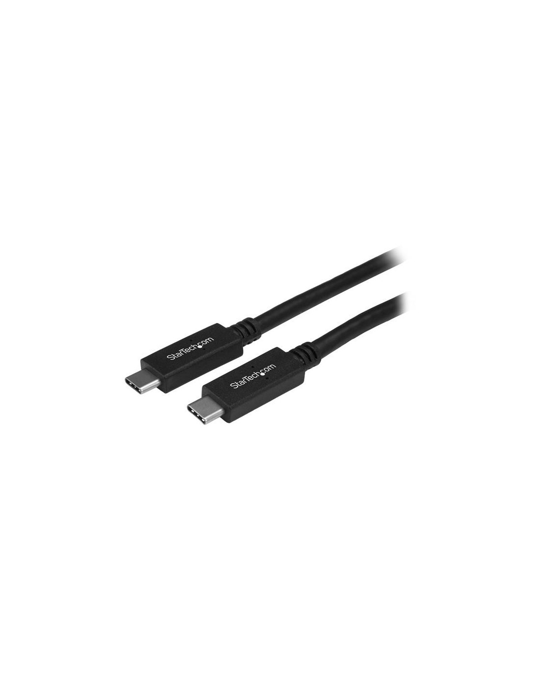 StarTech.com Cable de 0.5m USB-C a USB Type C de Carga - USB 3.1 de 10Gbps macho a macho - negro
