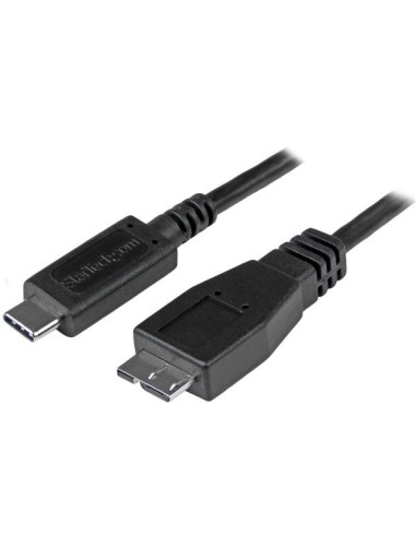 StarTech.com Cable Adaptador de 50cm USB-C a Micro USB-B - macho a macho - negro