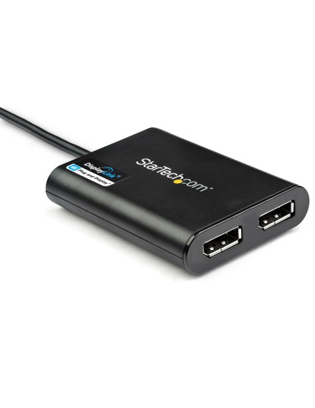 StarTech.com Adaptador Gráfico Externo USB 3.0 a DisplayPort Doble - 4K 60 Hz - negro