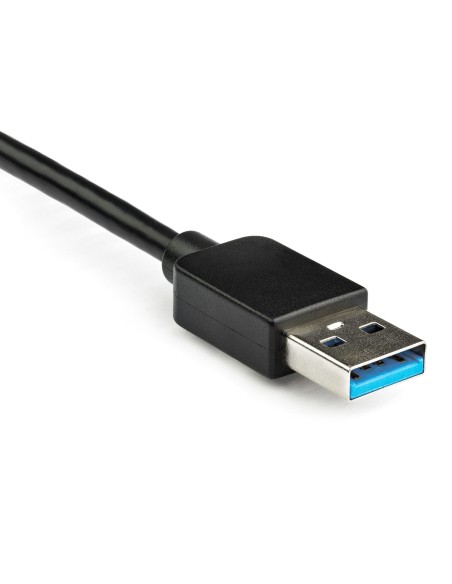 StarTech.com Adaptador Gráfico Externo USB 3.0 a DisplayPort Doble - 4K 60 Hz - negro