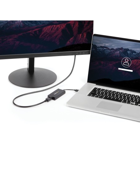 StarTech.com Adaptador Gráfico Externo Multi Monitor USB 3.0 a DisplayPort Ultra HD 4K Certificado DisplayLink - negro