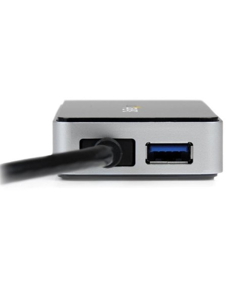StarTech.com Adaptador de VÍ­deo Externo USB 3.0 a HDMI con Hub USB 1 Puerto - Tarjeta Gráfica Cable - 1080p negro