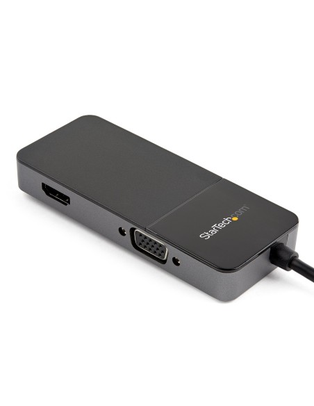 StarTech.com Adaptador USB 3.0 a HDMI VGA - 4K de 30Hz negro plata