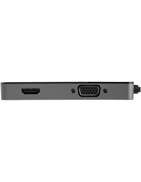 StarTech.com Adaptador USB 3.0 a HDMI VGA - 4K de 30Hz negro plata