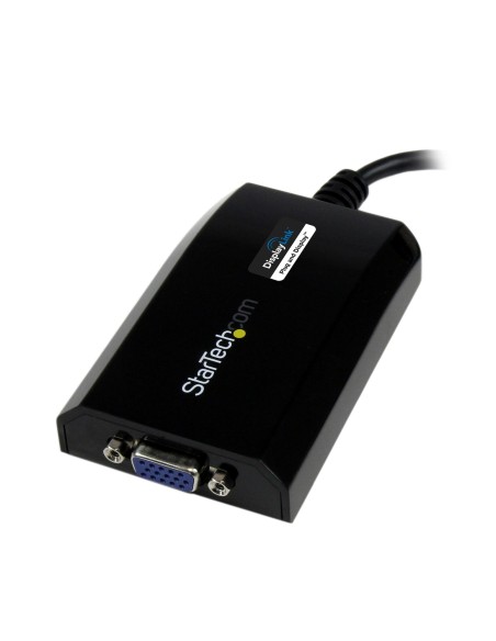 StarTech.com Adaptador de VÍ­deo Externo USB 3.0 a VGA para Mac - Tarjeta Gráfica Externa Cable - 1920x1200 1080p negro