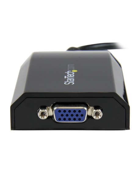 StarTech.com Adaptador de VÍ­deo Externo USB 3.0 a VGA para Mac - Tarjeta Gráfica Externa Cable - 1920x1200 1080p negro