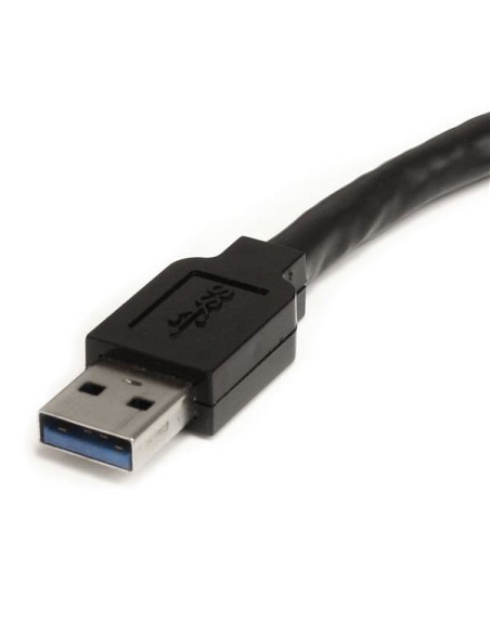 StarTech.com Cable Extensor Alargador USB 3.0 SuperSpeed Activo de 10m - USB A Macho a Hembra - Negro