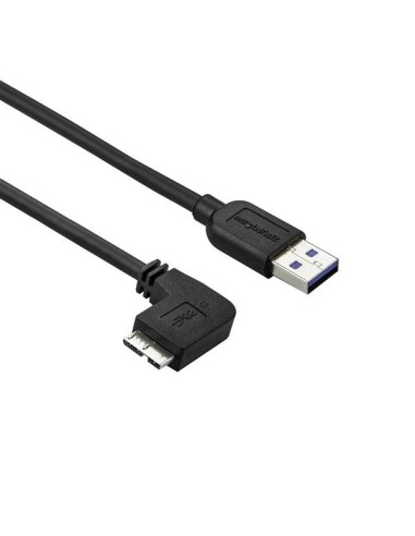 StarTech.com USB3AU2MLS cable USB 2m 3.2 Gen 1 (3.1 Gen 1) USB A a Micro-USB B macho a macho Negro