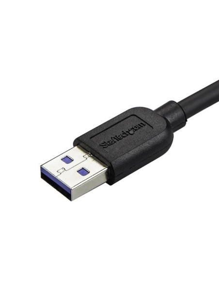 StarTech.com USB3AU2MLS cable USB 2m 3.2 Gen 1 (3.1 Gen 1) USB A a Micro-USB B macho a macho Negro