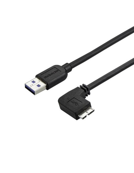 StarTech.com USB3AU2MRS cable USB 2m 3.2 Gen 1 (3.1 Gen 1) USB A a  Micro-USB B macho a macho Negro