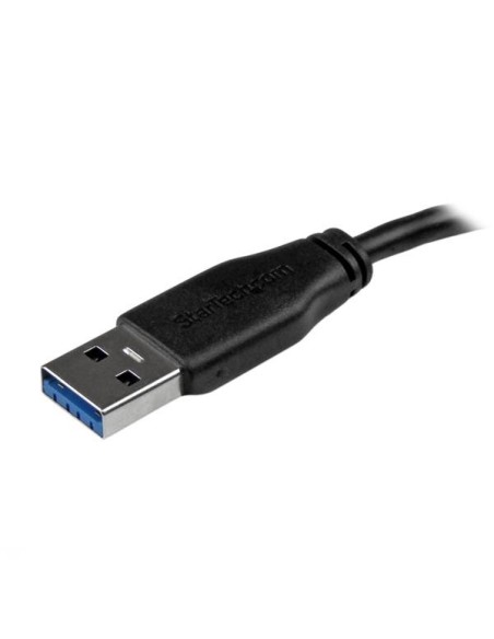 StarTech.com Cable USB 3.1 delgado de 2m Usb A a Micro Usb b macho a macho negro
