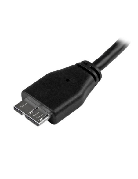 StarTech.com Cable de 3m USB 3.0 Delgado - Usb A Macho a Micro B Macho negro