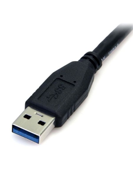 StarTech.com Cable 50cm USB 3.0 Super Speed SS Micro USB B Macho a USB A Macho Adaptador - Negro