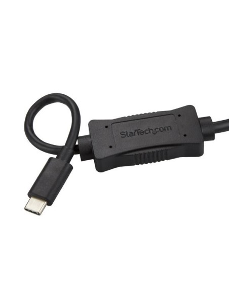 StarTech.com Cable de 1m Usb 3.0 Adaptador USB-C a eSATA - Cable Conversor USB Tipo C a eSATA - negro