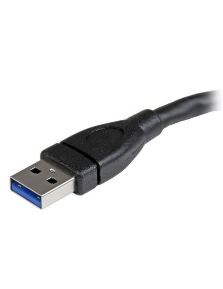 StarTech.com Cable de 15cm Extensor Alargador USB 3.0 SuperSpeed Usb A macho a hembra Negro