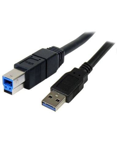 StarTech.com Cable USB 3.1 SuperSpeed de 3 metros - Usb A Macho a Usb B Macho negro
