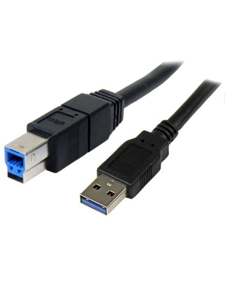 StarTech.com Cable USB 3.1 SuperSpeed de 3 metros - Usb A Macho a Usb B Macho negro