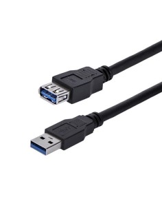 StarTech.com Cable 1m Extensión Alargador USB 3.1 SuperSpeed - USB A Macho a USB A Hembra - Negro