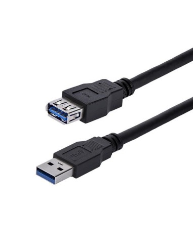 StarTech.com Cable 1m Extensión Alargador USB 3.1 SuperSpeed - USB A Macho a USB A Hembra - Negro