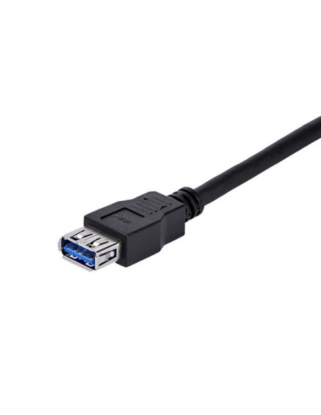StarTech.com Cable 1m Extensión Alargador USB 3.1 SuperSpeed - USB A Macho a USB A Hembra - Negro