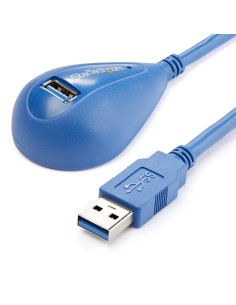 StarTech.com Cable de 1,5m Extensión Alargador USB 3.0 SuperSpeed Dock de Sobremesa - Tipo A Macho a Hembra - azul