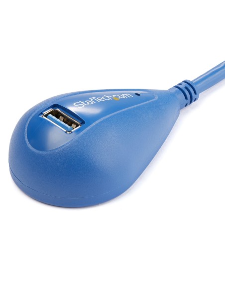 StarTech.com Cable de 1,5m Extensión Alargador USB 3.0 SuperSpeed Dock de Sobremesa - Tipo A Macho a Hembra - azul