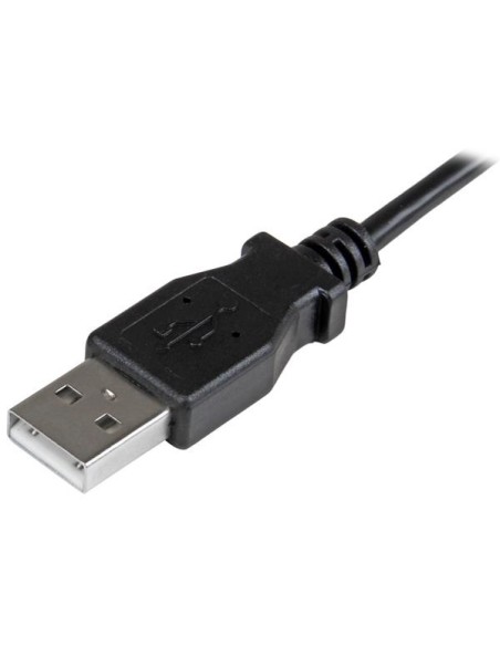 StarTech.com Cable de 0.5m USB 2.0 Tipo-A macho a Micro USB A macho acodado a la Derecha para Carga y Sincronización de Smartpho