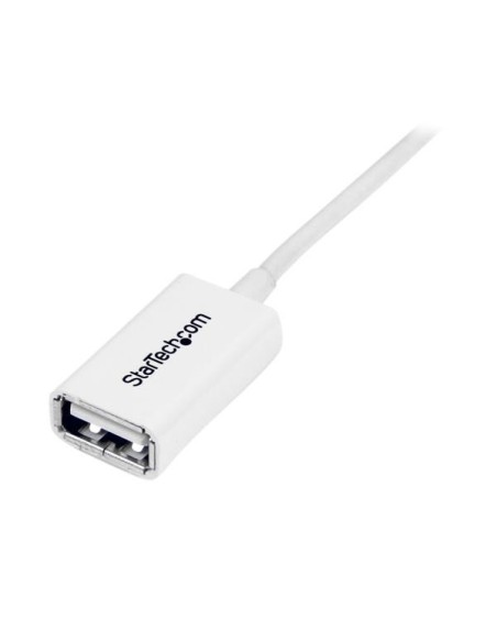 StarTech.com Cable de 3m de Extensión Alargador USB 2.0 Tipo-a Macho a Usb A Hembra - Blanco